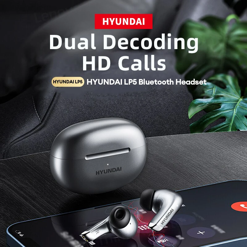 HYUNDAI LP5 TWS Earphones Wireless Bluetooth 5.3 50H Long Battery Life Earbuds Noise Reduction Low Latency LP5
HYUNDAI LP5 TWS Earphones Wireless Bluetooth 5.3 50H Long Battery Life Earbuds Noise Reduction Low Latency LP5