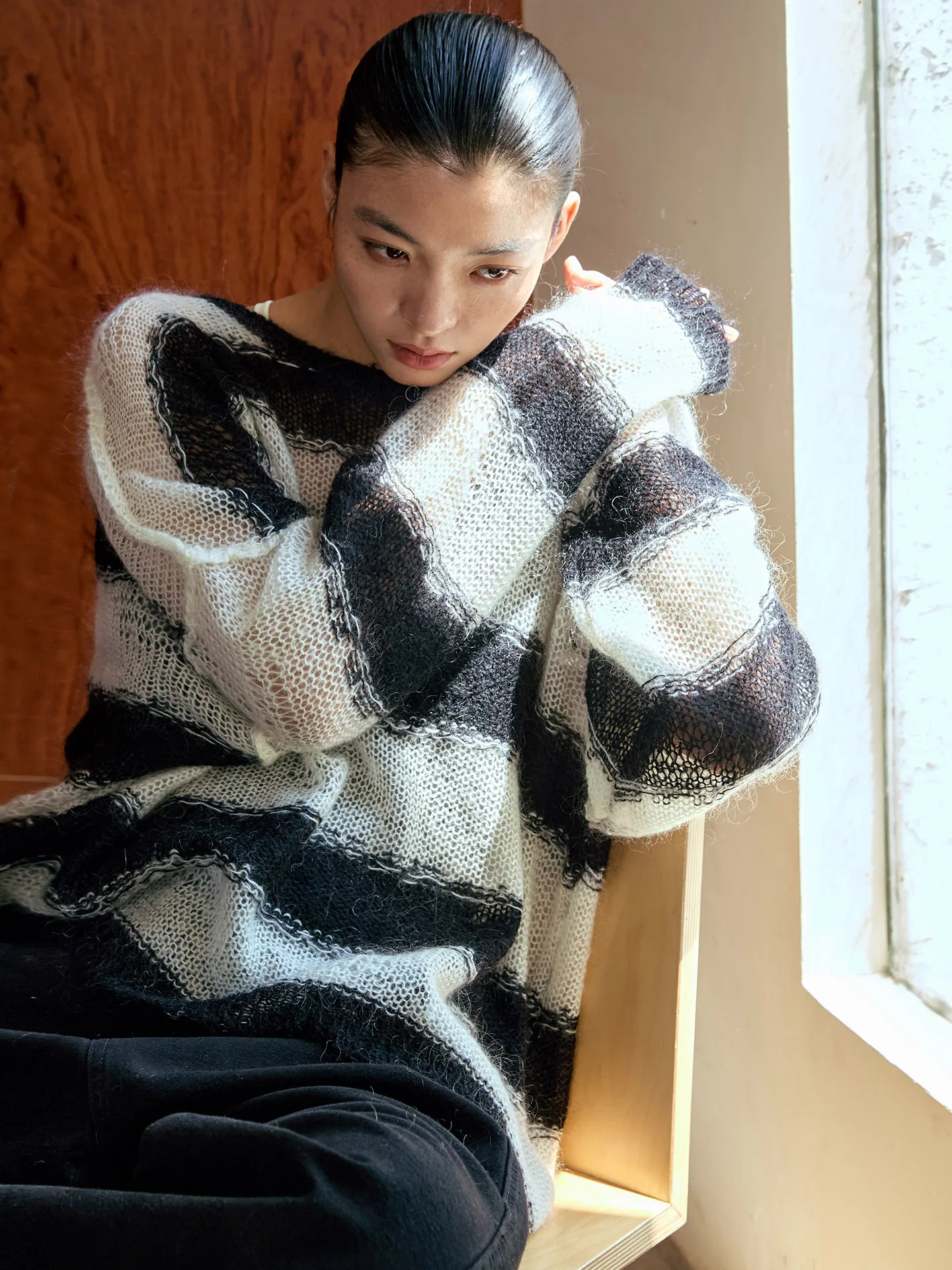 Вязаный топ Loeband Commuter в полоску свободного кроя: уникальный, уютный, женский, модный, осенний, теплый
Вязаный топ Loeband Commuter в полоску свободного кроя: уникальный, уютный, женский, модный, осенний, теплый