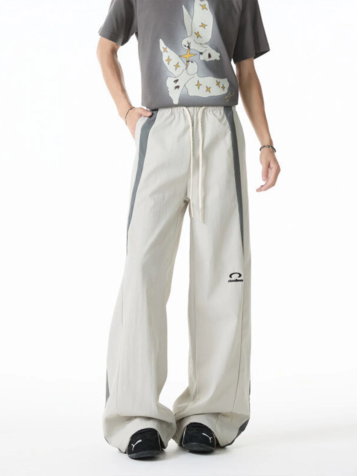 Мужские летние брюки-карго Color Blo Qui Dry из тонкого ледяного шелка, широкие, прямые, повседневные, свободного кроя, модные, молодежные
Мужские летние брюки-карго Color Blo Qui Dry из тонкого ледяного шелка, широкие, прямые, повседневные, свободного кроя, модные, молодежные