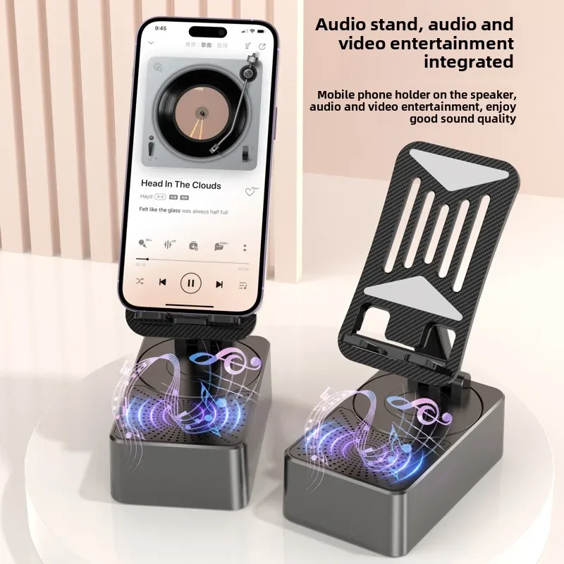 SOTAMIA Mobile Phone Holder Artifact Holder Bluetooth Speaker 5000mAh Power Bank Multi-function Bluetooth Speaker With Type-c
SOTAMIA Mobile Phone Holder Artifact Holder Bluetooth Speaker 5000mAh Power Bank Multi-function Bluetooth Speaker With Type-c