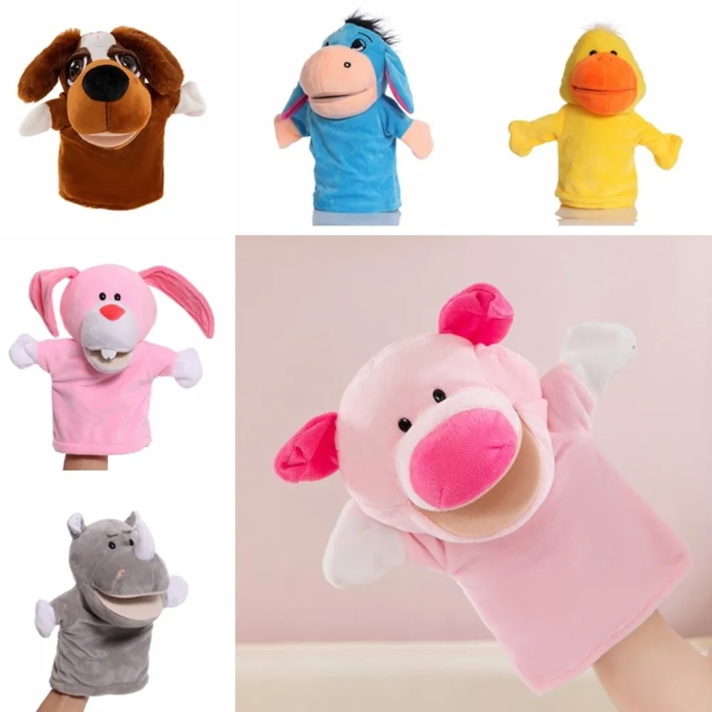 Kid Gifts Appease Toys Animal Hand Puppet Early Education Interactive Plush Hand Doll Duck Rabbit Hand Finger Puppets Baby 
Kid Gifts Appease Toys Animal Hand Puppet Early Education Interactive Plush Hand Doll Duck Rabbit Hand Finger Puppets Baby
