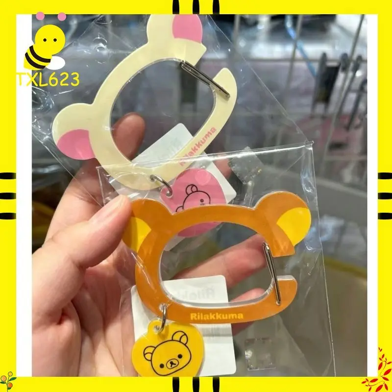 Rilakkuma Carabiner Keychain Bear Shaped High Aesthetic Creative Backpack Decor Pendant Exquisite Gift For Friends Bag Charms
Rilakkuma Carabiner Keychain Bear Shaped High Aesthetic Creative Backpack Decor Pendant Exquisite Gift For Friends Bag Charms