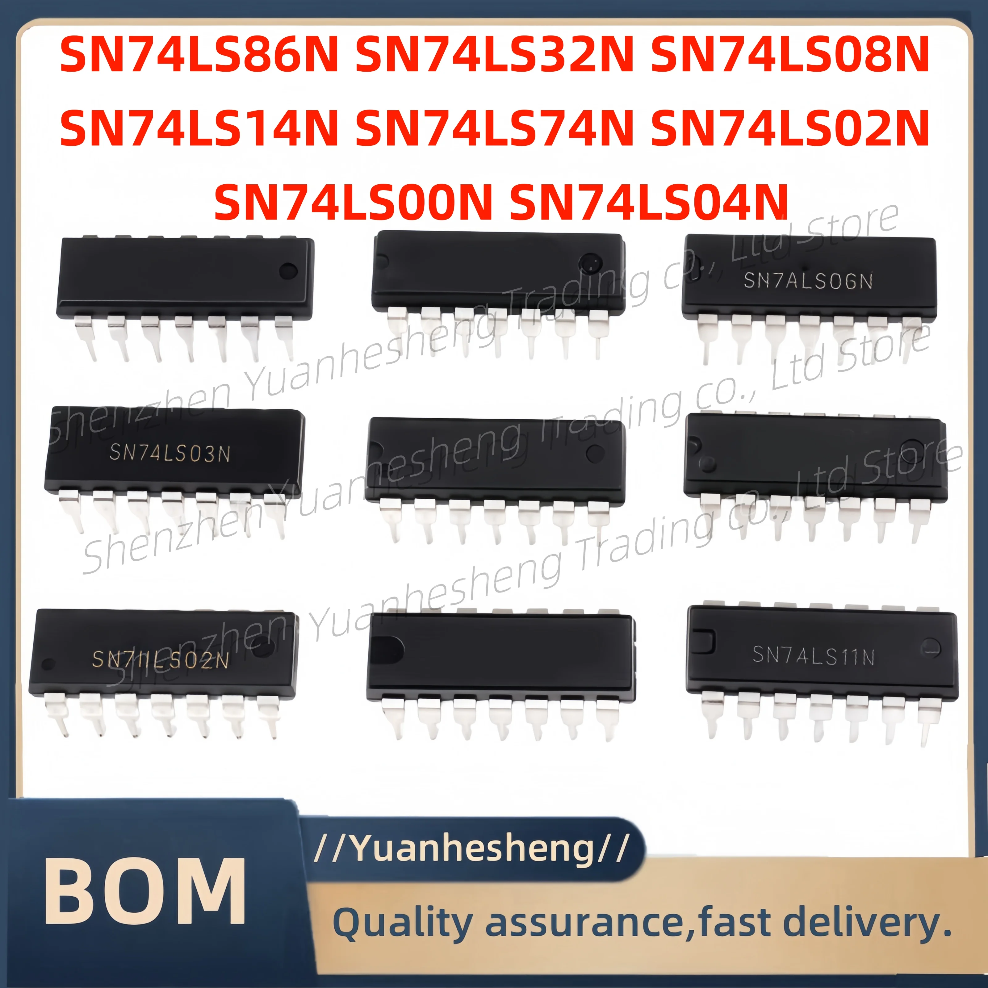 50PCS/Lot Brand new and original SN74LS08N HD74LS08P SN74LS02N SN74LS04N SN74LS14N SN74LS32N DIP-14 IC Best quality
50PCS/Lot Brand new and original SN74LS08N HD74LS08P SN74LS02N SN74LS04N SN74LS14N SN74LS32N DIP-14 IC Best quality