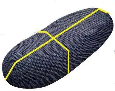 3D Black Motorcycle Scooter Net Seat Cover Breathable Polyester Mesh Protector Insulation Cushion Available in S M L Sizes
3D Black Motorcycle Scooter Net Seat Cover Breathable Polyester Mesh Protector Insulation Cushion Available in S M L Sizes