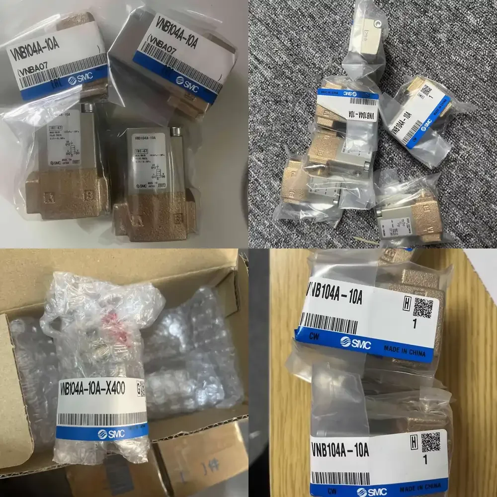 SMC Original Process Valve VNB102CS-6A-B VNB104A-10A/10A-X400 VNB104CS-6A/6A-B VNB201A-15A Pneumatic Control Valve
SMC Original Process Valve VNB102CS-6A-B VNB104A-10A/10A-X400 VNB104CS-6A/6A-B VNB201A-15A Pneumatic Control Valve