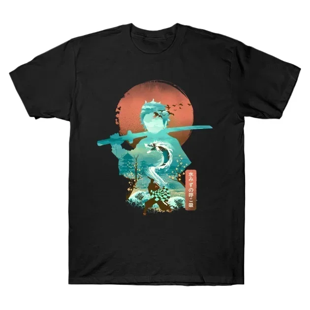 Breath of Water Ukiyo Samurai T Shirt. Short Sleeve 100% Cotton Casual T-shirts Loose Top Size S-3XL
Breath of Water Ukiyo Samurai T Shirt. Short Sleeve 100% Cotton Casual T-shirts Loose Top Size S-3XL