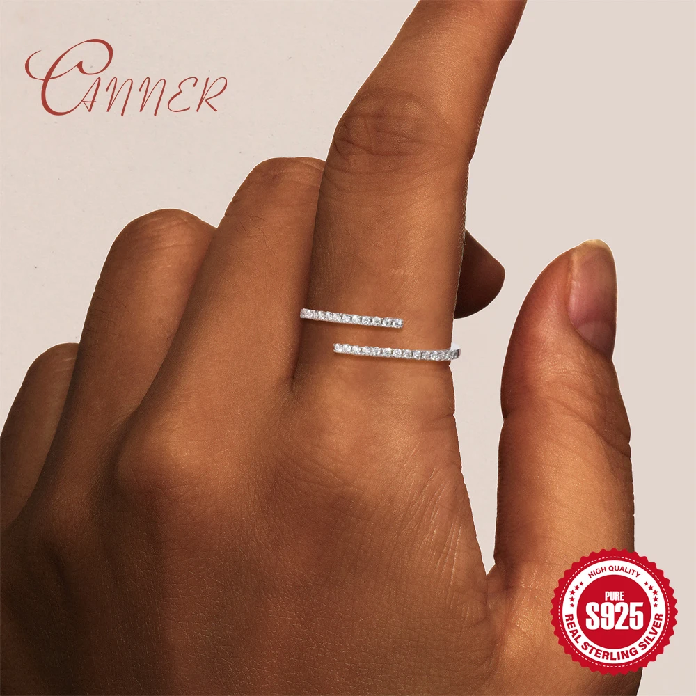 CANNER 1PC S925 Silver Finger Chain Sparkling Cross Moissanite for Women Adjustable Rings Luxury Party Jewelry Gift
CANNER 1PC S925 Silver Finger Chain Sparkling Cross Moissanite for Women Adjustable Rings Luxury Party Jewelry Gift