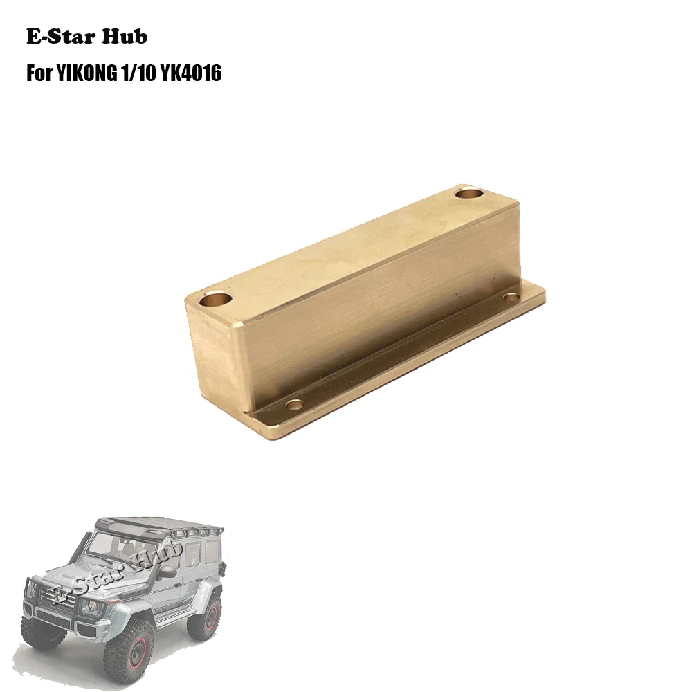 Brass Crossbeam Counterweight Block for Yikong 1/10 YK4106 Metal upgrade parts rc model crawler car truck buggy
Brass Crossbeam Counterweight Block for Yikong 1/10 YK4106 Metal upgrade parts rc model crawler car truck buggy