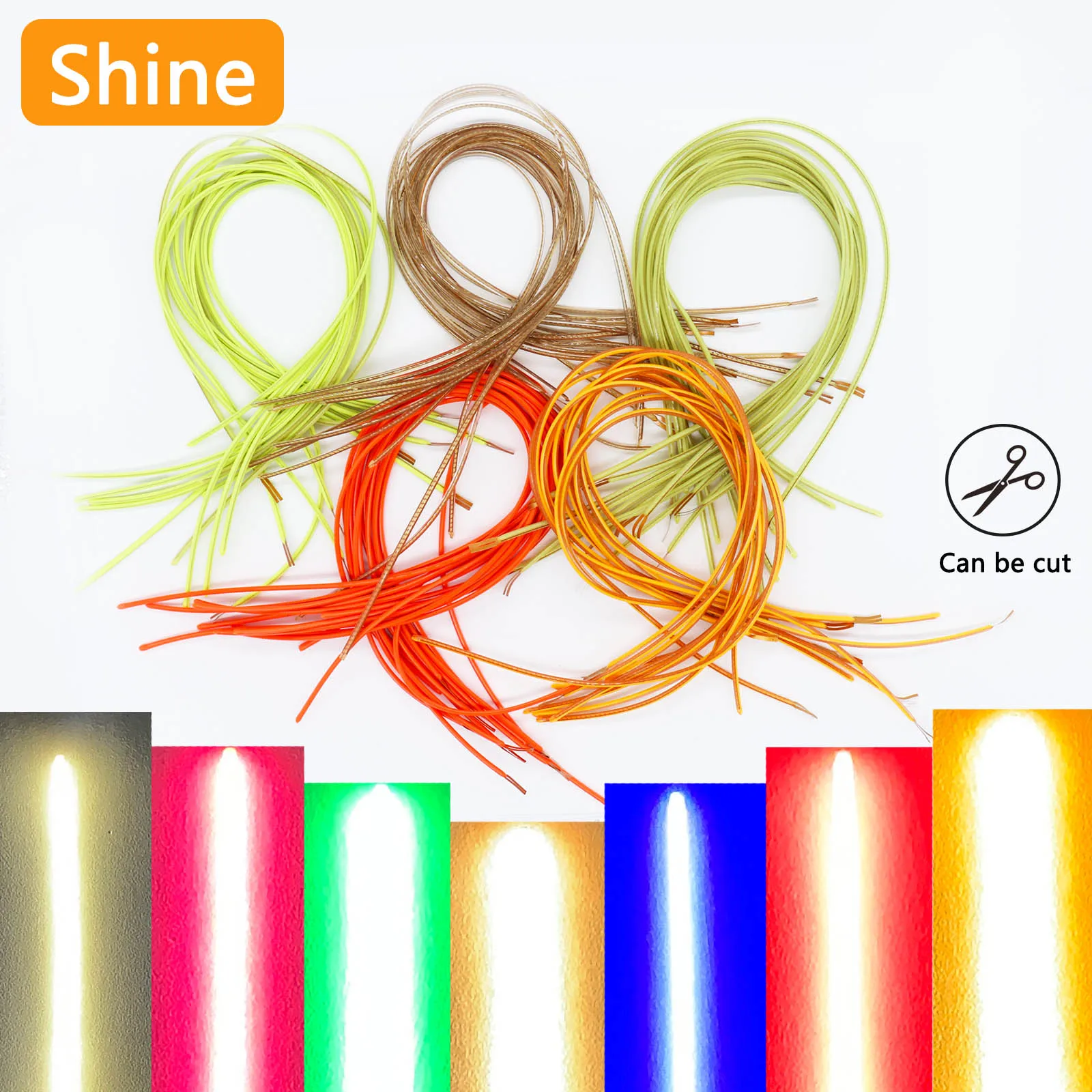 Same Polarity Flexible Filament 255mm 3V Single Ended Wiring LED Retro Atmosphere Soft Filament Creative Light Bulb Camping
Same Polarity Flexible Filament 255mm 3V Single Ended Wiring LED Retro Atmosphere Soft Filament Creative Light Bulb Camping