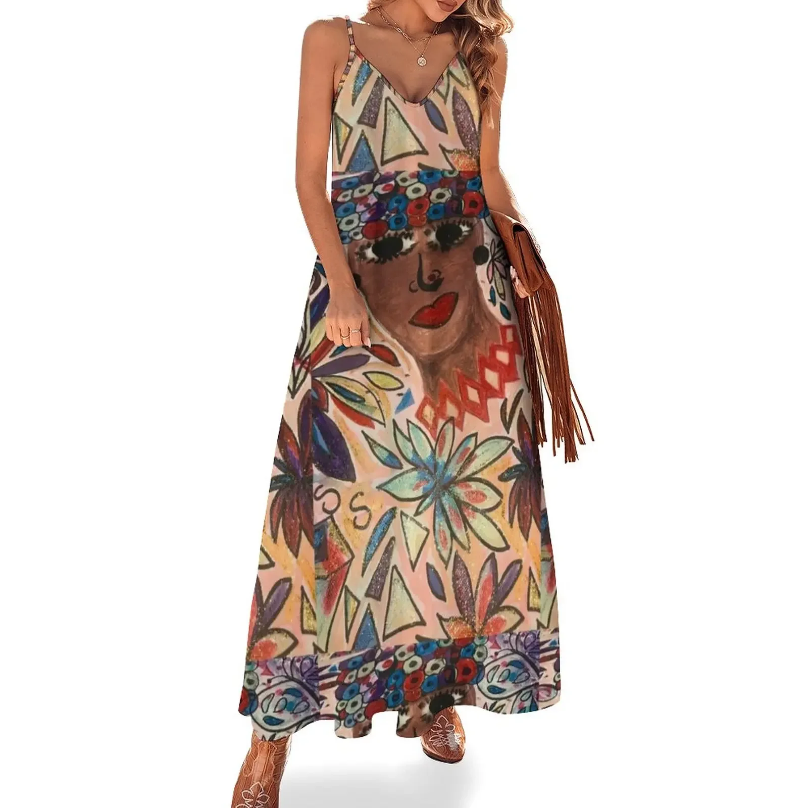 Kini’s therapy shirleeta Sleeveless Dress Dresses gala Dance dresses loose women's dress dress party night
Kini’s therapy shirleeta Sleeveless Dress Dresses gala Dance dresses loose women's dress dress party night