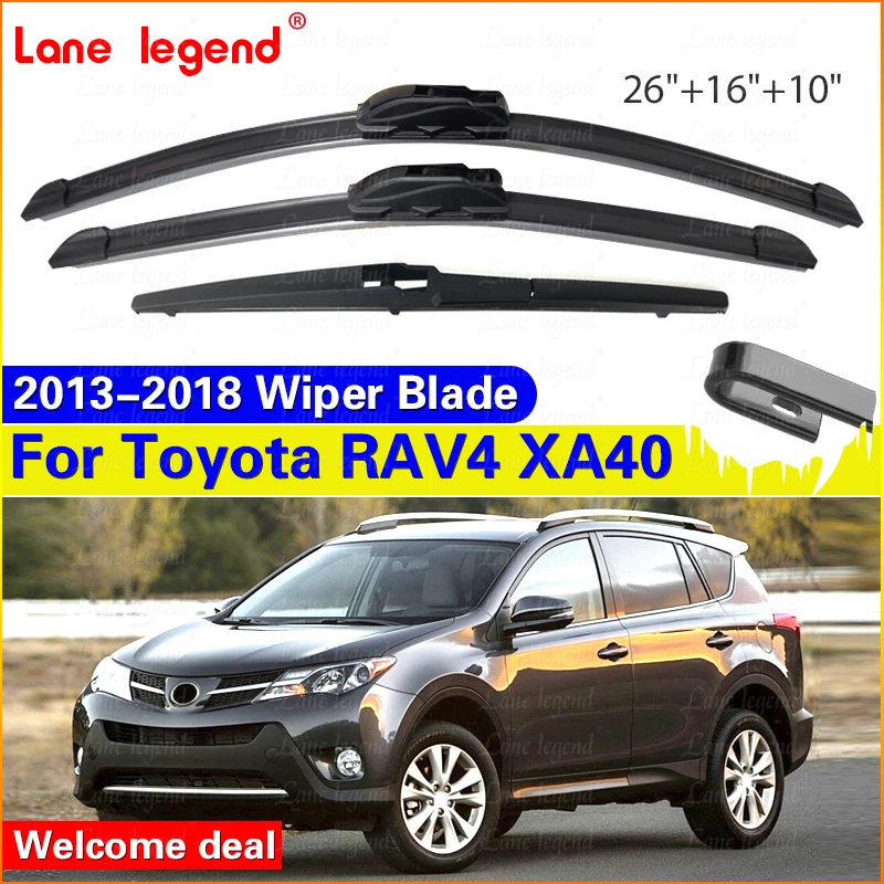 Car Wiper Blade for Toyota RAV4 XA40 MK4 2013-2018 Front Rear Windscreen Windshield Wipers Car Accessories 2014 2015 2016 2017
Car Wiper Blade for Toyota RAV4 XA40 MK4 2013-2018 Front Rear Windscreen Windshield Wipers Car Accessories 2014 2015 2016 2017