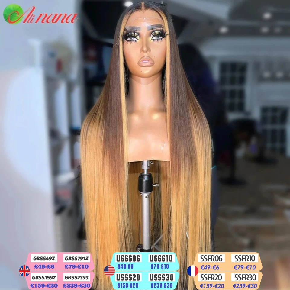 Ombre Brown Honey Blonde Colored Bone Straight 13x4 Lace Frontal Wig Human Hair Wigs For Women Pre-Plucked 7x5 Lace Closure Wig
Ombre Brown Honey Blonde Colored Bone Straight 13x4 Lace Frontal Wig Human Hair Wigs For Women Pre-Plucked 7x5 Lace Closure Wig