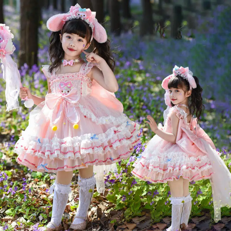 My Melody Girl Lolita Princess Dress Bow Decoration Dress Birthday Puff Dress Ruffled Tiered Dress Ball Gown Festival Gifts
My Melody Girl Lolita Princess Dress Bow Decoration Dress Birthday Puff Dress Ruffled Tiered Dress Ball Gown Festival Gifts
