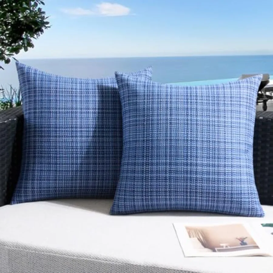 UGASA Outdoor Waterproof Throw Pillow Covers Pack of 2 Patio Water Resistant Pillow Cases Summer Woven Texture Decorative for O
UGASA Outdoor Waterproof Throw Pillow Covers Pack of 2 Patio Water Resistant Pillow Cases Summer Woven Texture Decorative for O