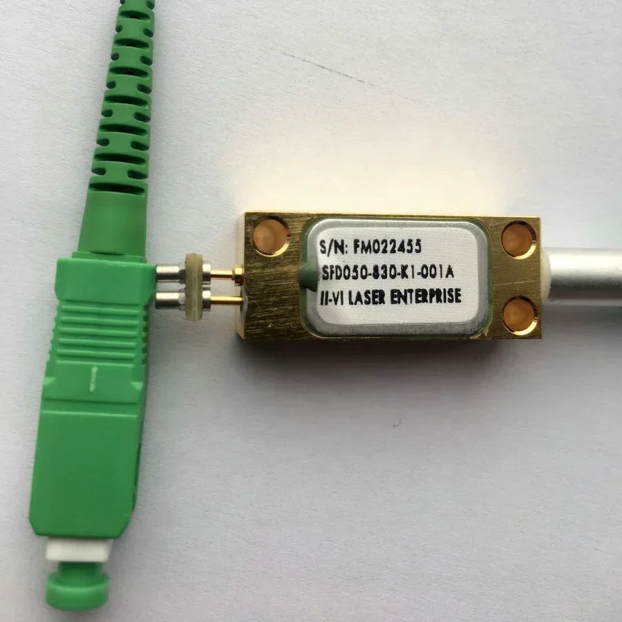 II-VI ENTERPRISE DIODE SFD050-830-K1 Screen CTP PTR 8000/8600/8600SL IR LD 830nm 500mw 1W Optical Fiber Couple Diode
II-VI ENTERPRISE DIODE SFD050-830-K1 Screen CTP PTR 8000/8600/8600SL IR LD 830nm 500mw 1W Optical Fiber Couple Diode