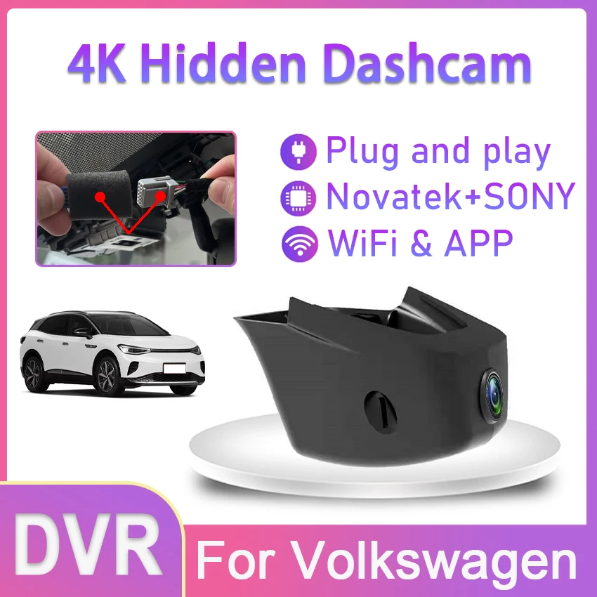 Plug and play Dashcam For Voltswagen VW Tiguan 2021 2022 2023 4K Dash Cam for Car Camera Recorder WIFI Car Dvr Recording Devices
Plug and play Dashcam For Voltswagen VW Tiguan 2021 2022 2023 4K Dash Cam for Car Camera Recorder WIFI Car Dvr Recording Devices