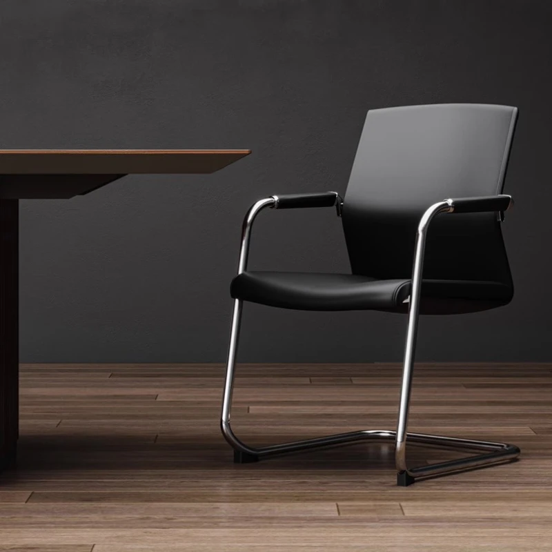 Simple Office Conference Chair, Home Study Computer Office Leather Chair, Steel Arched Foot Chair, Ergonomic Chair
Simple Office Conference Chair, Home Study Computer Office Leather Chair, Steel Arched Foot Chair, Ergonomic Chair