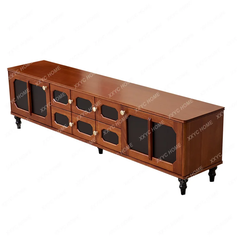 C retro solid wood TV locker combination long cabinet coffee table side
C retro solid wood TV locker combination long cabinet coffee table side