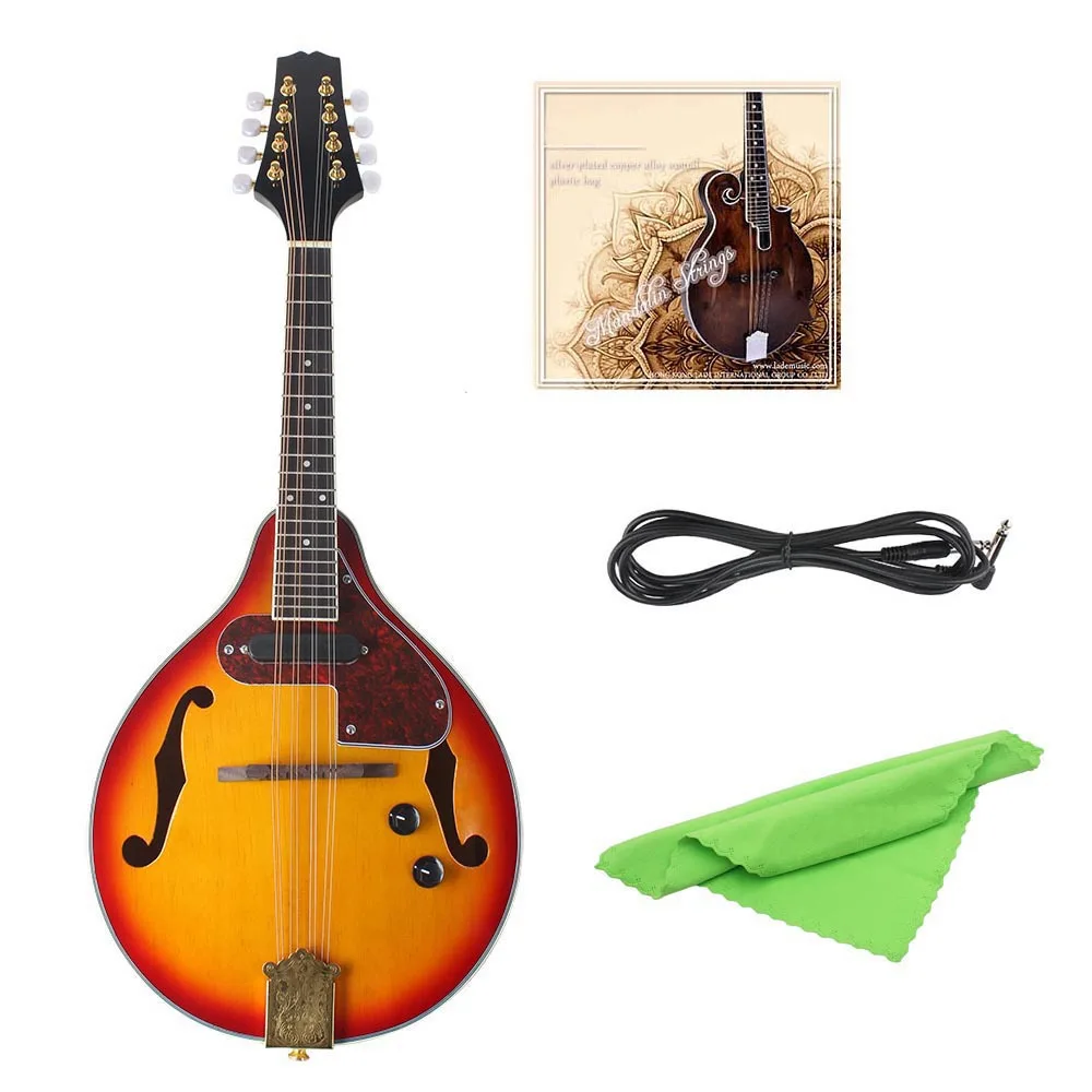 Electric Guitar sunburst 8 strings mandolin quality rare mandolin stock sunburst guitars
Electric Guitar sunburst 8 strings mandolin quality rare mandolin stock sunburst guitars