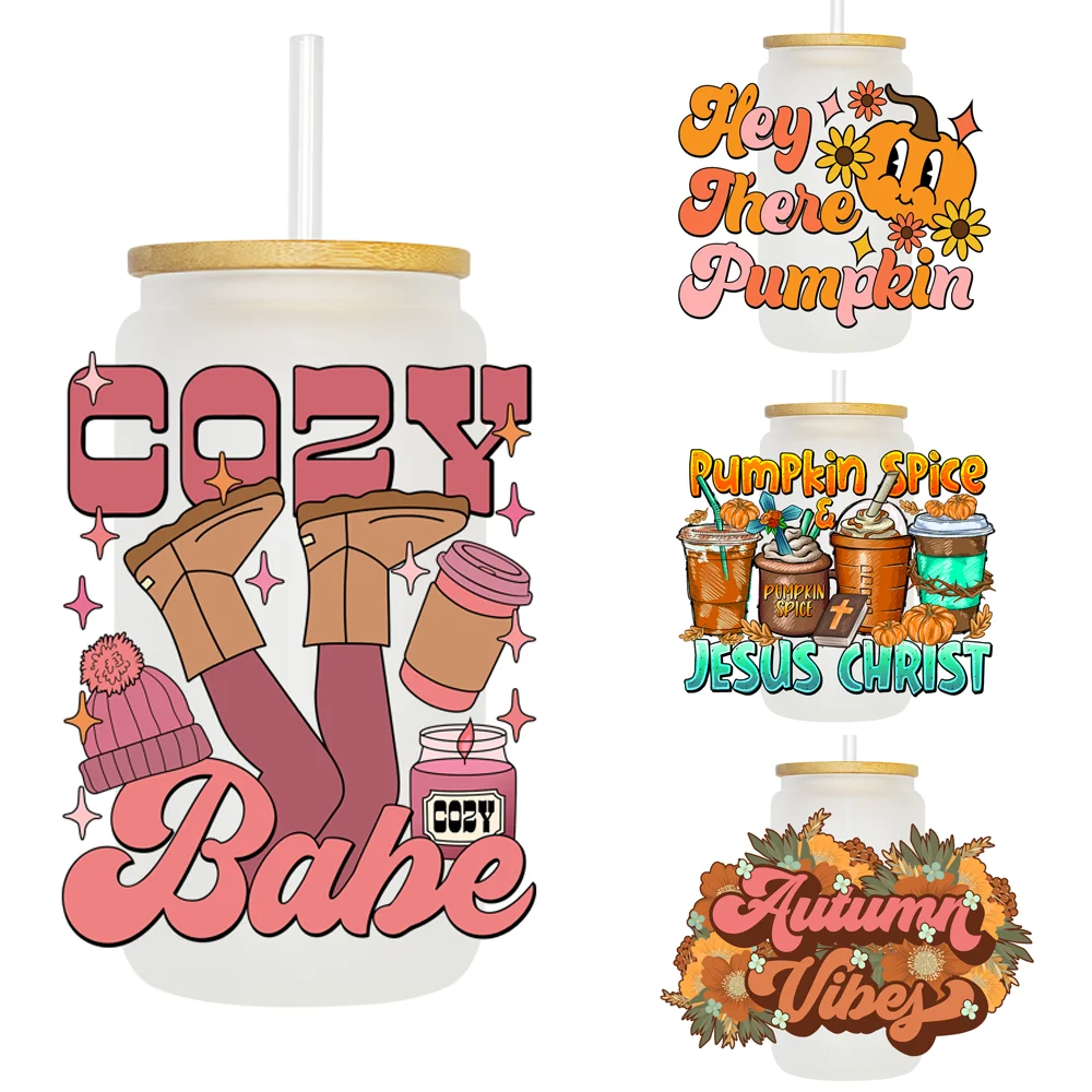 Cozy Babe Pumpkin Spice Fall Vibes UV DTF Transfers Stickers Decals For Libbey Cold Cups Mugs Tumbler Waterproof DIY Craft
Cozy Babe Pumpkin Spice Fall Vibes UV DTF Transfers Stickers Decals For Libbey Cold Cups Mugs Tumbler Waterproof DIY Craft