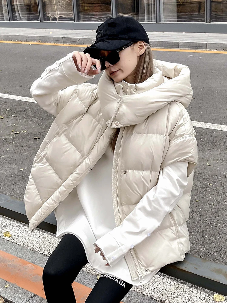 Модный пуховый жилет цвета хаки, женская верхняя одежда, новинка 2024, осенне-зимнее пальто средней длины с застежкой-молнией Thiened
Модный пуховый жилет цвета хаки, женская верхняя одежда, новинка 2024, осенне-зимнее пальто средней длины с застежкой-молнией Thiened