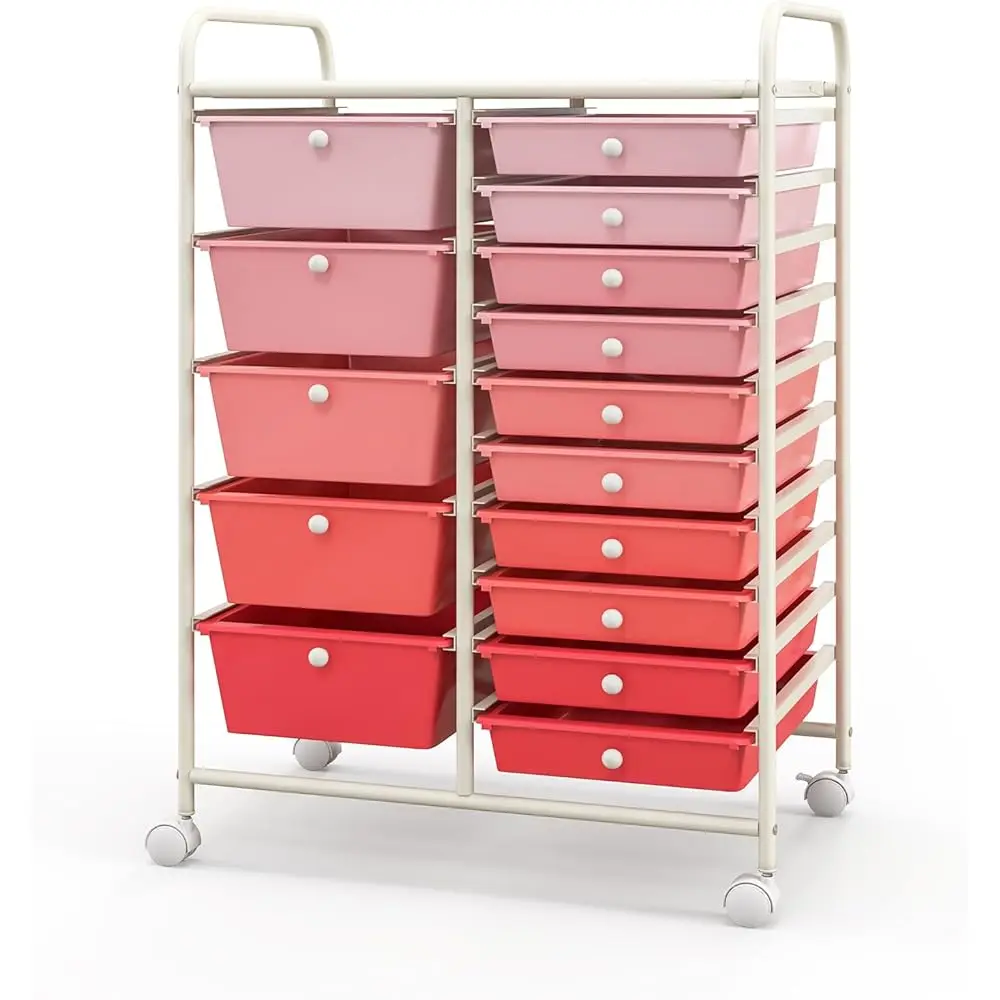 15 Drawer Rolling Storage Cart, Mobile Utility Cart With Lockable Wheels, Drawers, Multipurpose Organizer Cart For Home,
15 Drawer Rolling Storage Cart, Mobile Utility Cart With Lockable Wheels, Drawers, Multipurpose Organizer Cart For Home,