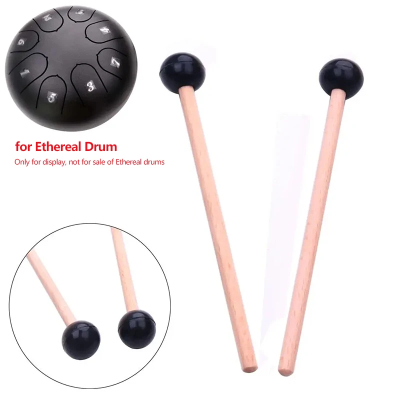 Drum Sticks for Ethereal Drum, Solid Wood Handle, Soft Rubber Head, Musical Instrument Accessories
Drum Sticks for Ethereal Drum, Solid Wood Handle, Soft Rubber Head, Musical Instrument Accessories