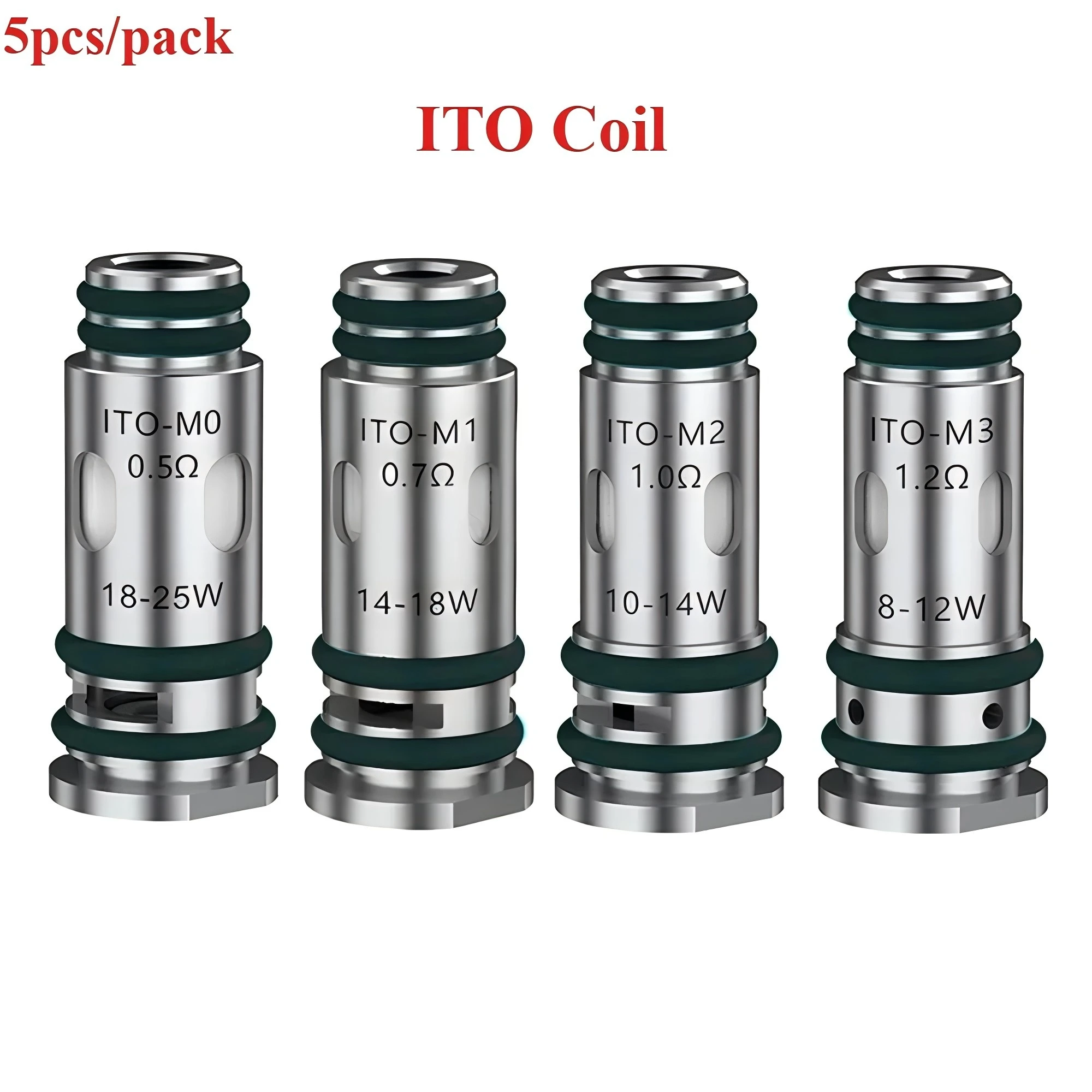 5pcs/pack ITO Mesh Coil 0.5ohm 0.7/1.0/1.2ohm Coils for ITO-X/ITO Pod/Doric 20 SE/Drag Q/Argus P1/Argus Z/Argus G Kit
5pcs/pack ITO Mesh Coil 0.5ohm 0.7/1.0/1.2ohm Coils for ITO-X/ITO Pod/Doric 20 SE/Drag Q/Argus P1/Argus Z/Argus G Kit