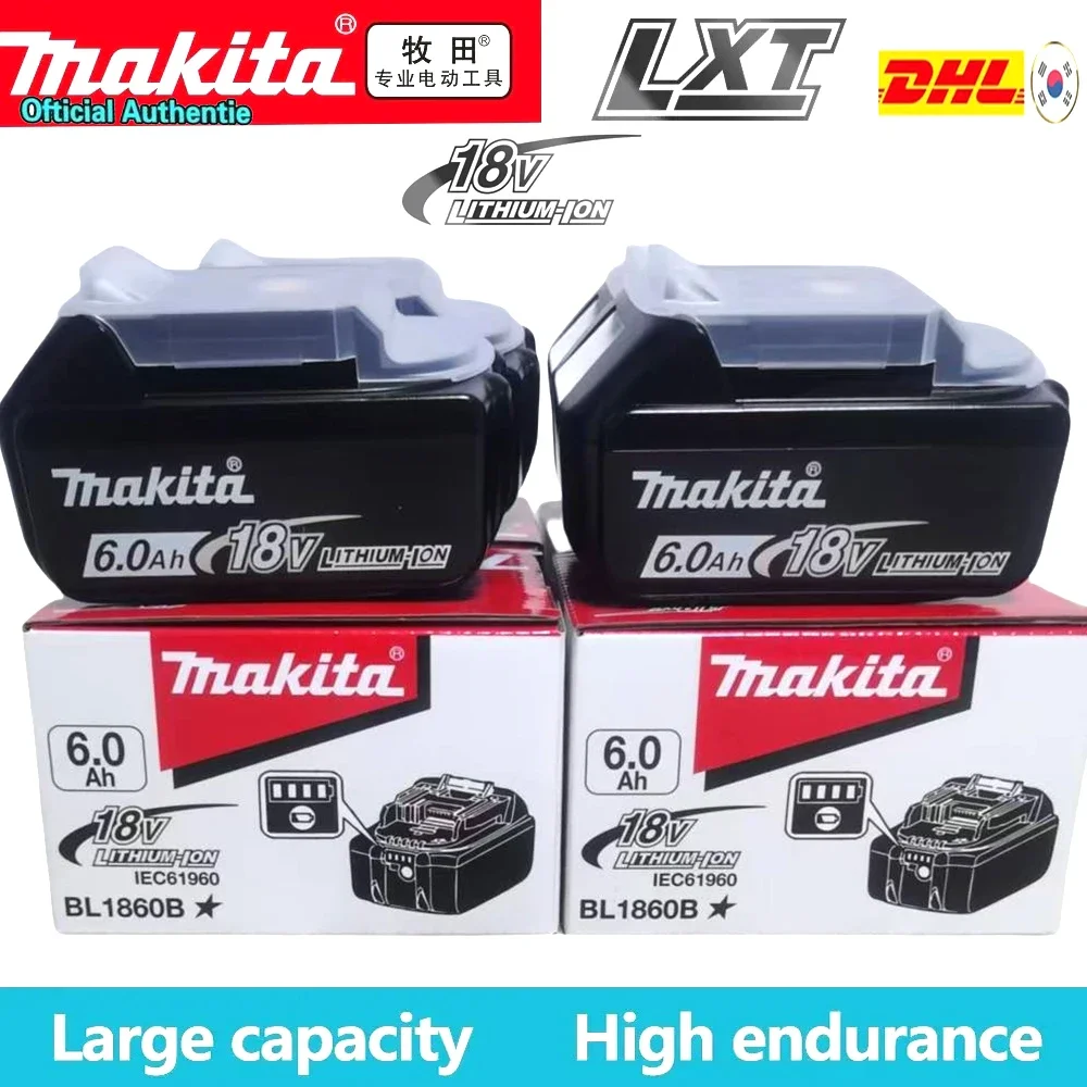 Original Makita 18V 6Ah rechargeable battery, Makita BL1830-18650 fast charging, ultra long endurance power tool battery,charger
Original Makita 18V 6Ah rechargeable battery, Makita BL1830-18650 fast charging, ultra long endurance power tool battery,charger