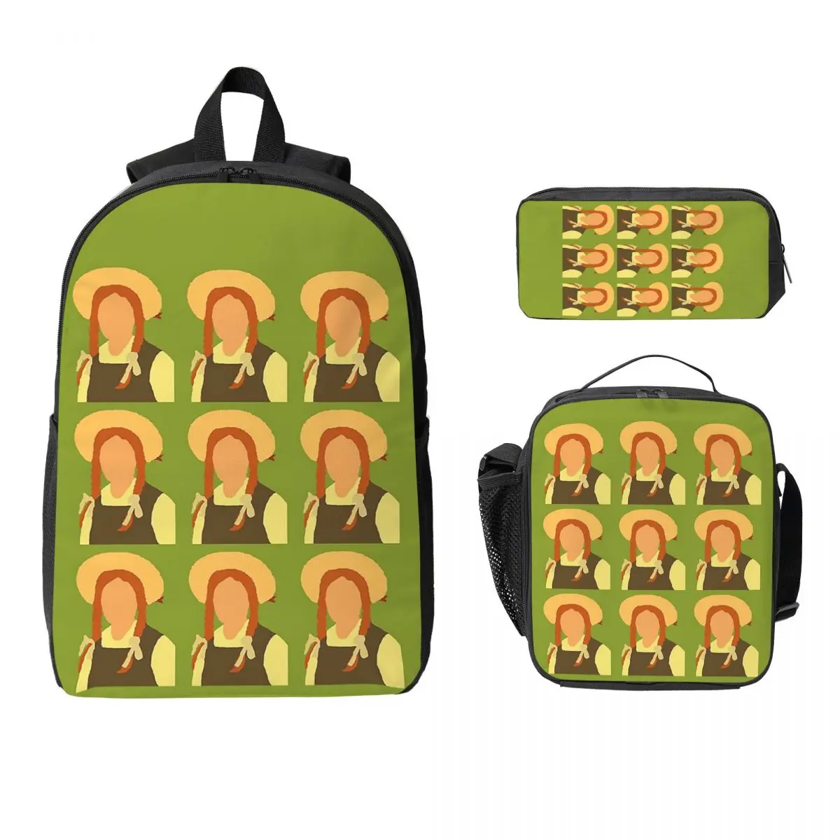 Anne Of Green Gables Backpack Student Boys Girls BookBag School Bag Laptop Shoulder Bags 3ps Insulated Lunch Bag Pencil Case
Anne Of Green Gables Backpack Student Boys Girls BookBag School Bag Laptop Shoulder Bags 3ps Insulated Lunch Bag Pencil Case