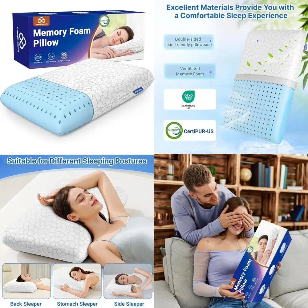 Подушка из пены с эффектом памяти размера «Queen» со съемным и моющимся чехлом для сна на боку, спине и животе (1 шт.)
Подушка из пены с эффектом памяти размера «Queen» со съемным и моющимся чехлом для сна на боку, спине и животе (1 шт.)