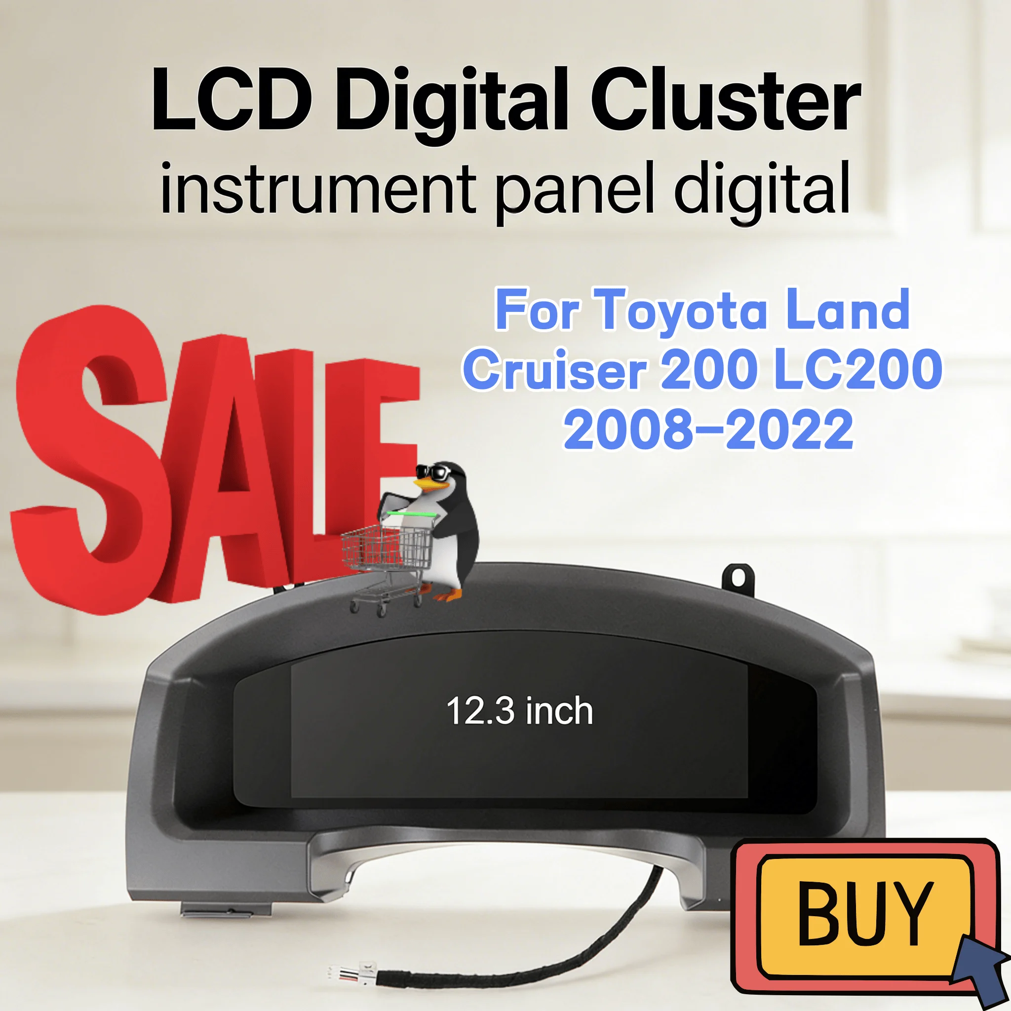 Car Digital Cluster Panel For Toyota Land Cruiser 200 LC200 2008-2022 Dashboard Speedometer Virtual Cockpit Screen Instrument
Car Digital Cluster Panel For Toyota Land Cruiser 200 LC200 2008-2022 Dashboard Speedometer Virtual Cockpit Screen Instrument