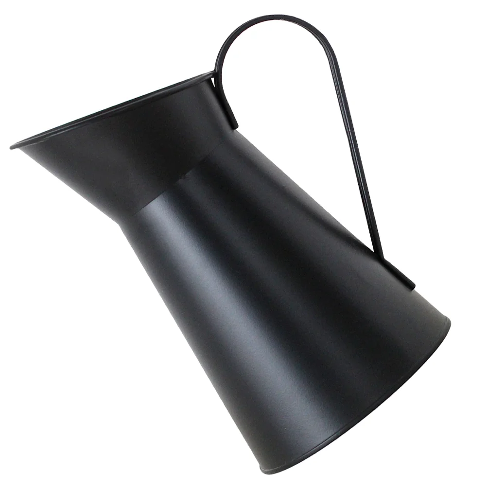Iron Vase Black Plant Pot Vintage Jug Decor Flower Arrangement Rustic Bucket Garden Supplies Retro Style Home
Iron Vase Black Plant Pot Vintage Jug Decor Flower Arrangement Rustic Bucket Garden Supplies Retro Style Home