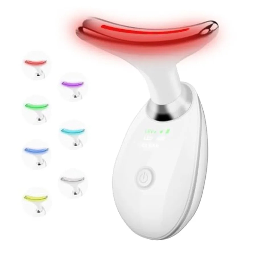 Facial Massager7 Color LED Light Therapy for Face and Neck Portable Beauty Skin Care Tools
Facial Massager7 Color LED Light Therapy for Face and Neck Portable Beauty Skin Care Tools
