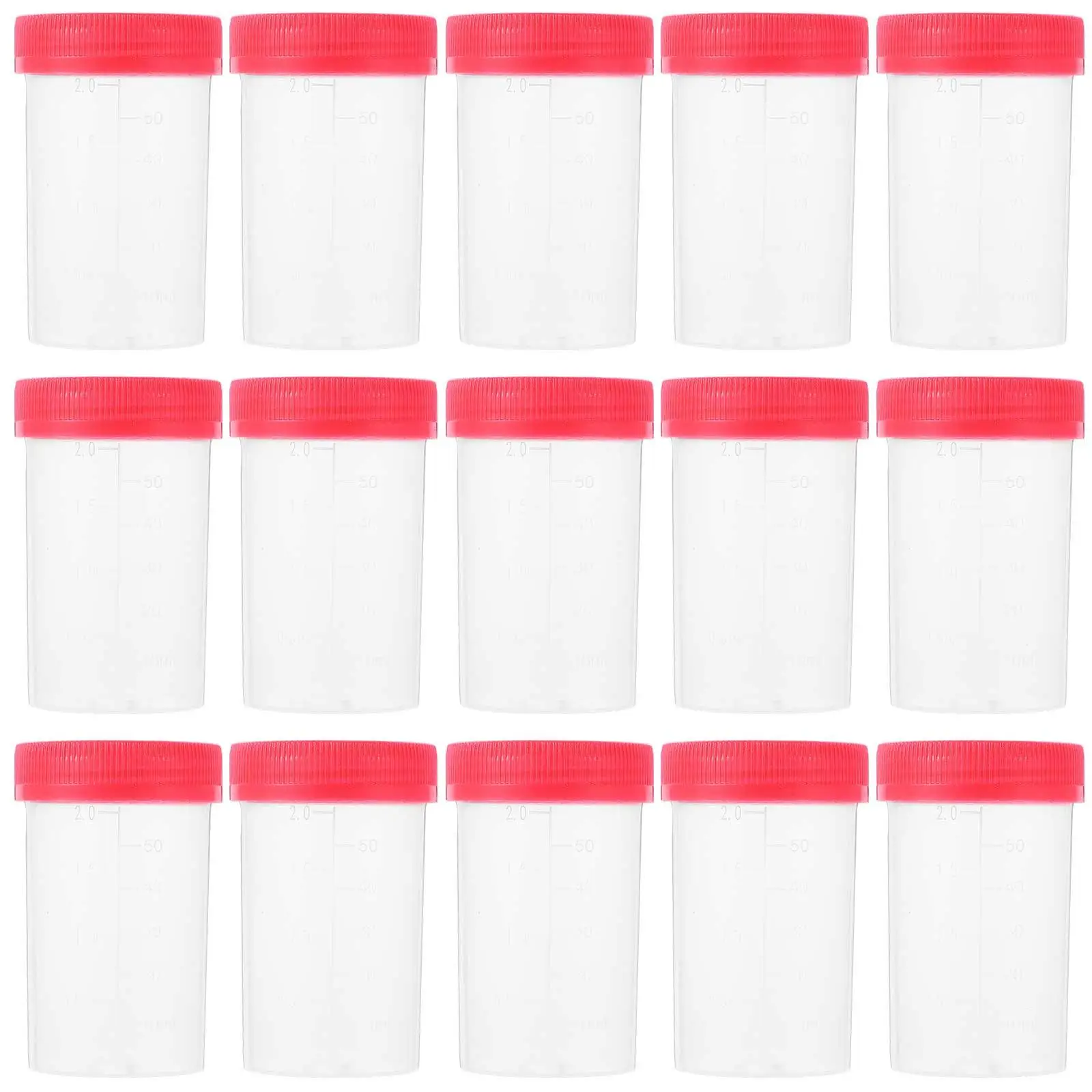 50 Pcs Urine Specimen Cups Cups Collection Sample Measuring Containers Screw Lids Plastic Specimen Medical Teaching Tools
50 Pcs Urine Specimen Cups Cups Collection Sample Measuring Containers Screw Lids Plastic Specimen Medical Teaching Tools