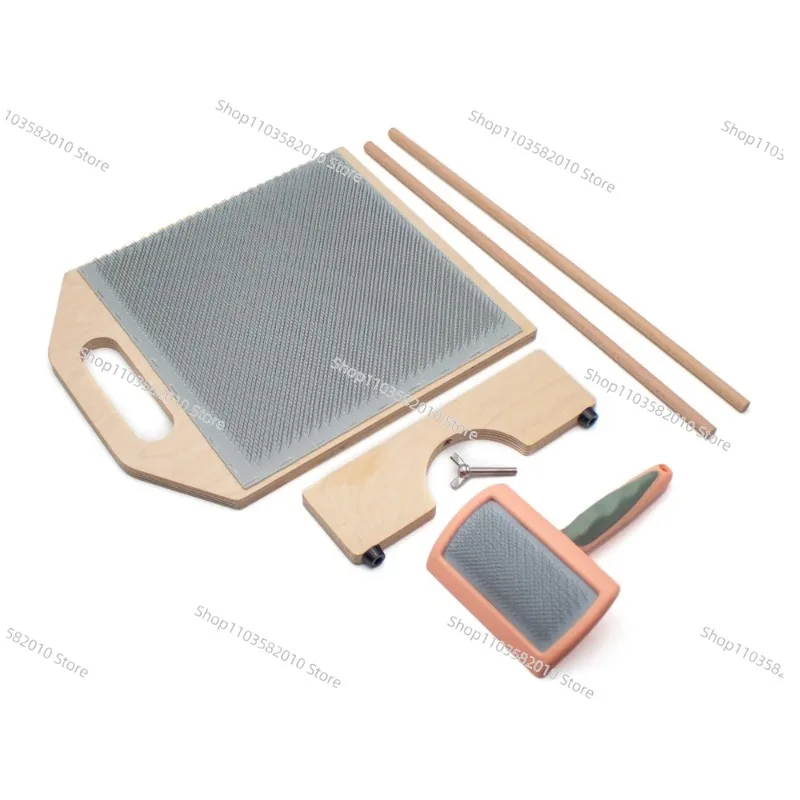 DIY Manual Wool Carder Machine, Fast Color Mixing & Combing Tool for Felting and Spinning
DIY Manual Wool Carder Machine, Fast Color Mixing & Combing Tool for Felting and Spinning