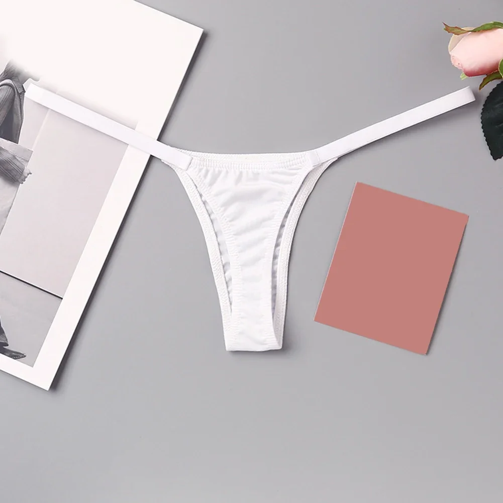 2025 New Womens Panties T Back Ultra-Thin Strap Ice Silk Low-Waist G string Erotic Thong Underwear Solid Trunks Sexy Lingerie
2025 New Womens Panties T Back Ultra-Thin Strap Ice Silk Low-Waist G string Erotic Thong Underwear Solid Trunks Sexy Lingerie