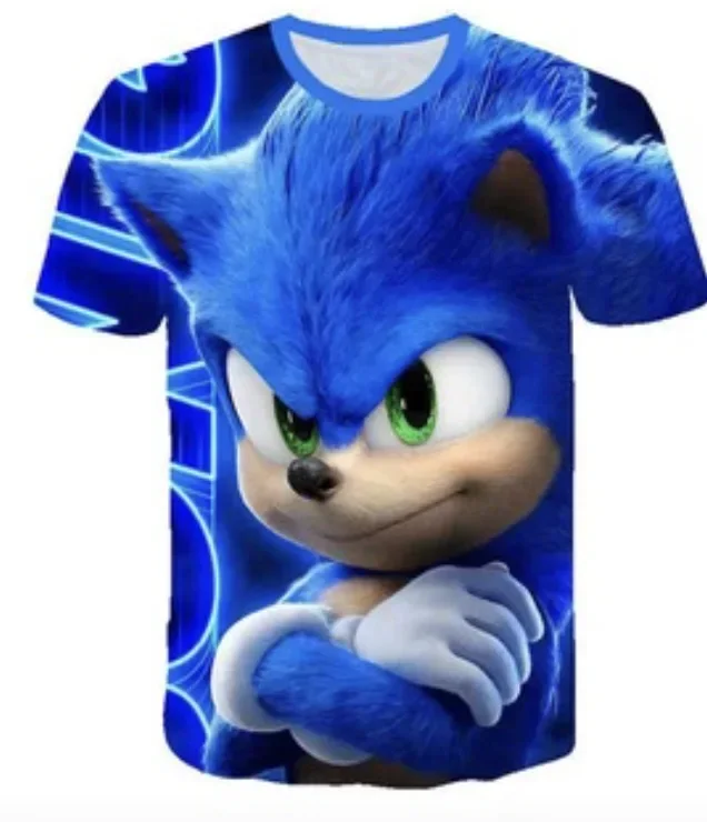 2025 Hot Sonic Boy Cute T-shirt Summer Anime Fashion Top Kids Cartoon Casual Tee Short Sleeve Clothing Children Birthday Clothes
2025 Hot Sonic Boy Cute T-shirt Summer Anime Fashion Top Kids Cartoon Casual Tee Short Sleeve Clothing Children Birthday Clothes