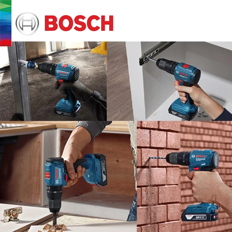 Bosch Electric Drill GSB183-LI Screwdriver Cordless Brush Impact Drill 56Nm Torque Multi-Use Power Tools for Wood Stone Metal
Bosch Electric Drill GSB183-LI Screwdriver Cordless Brush Impact Drill 56Nm Torque Multi-Use Power Tools for Wood Stone Metal
