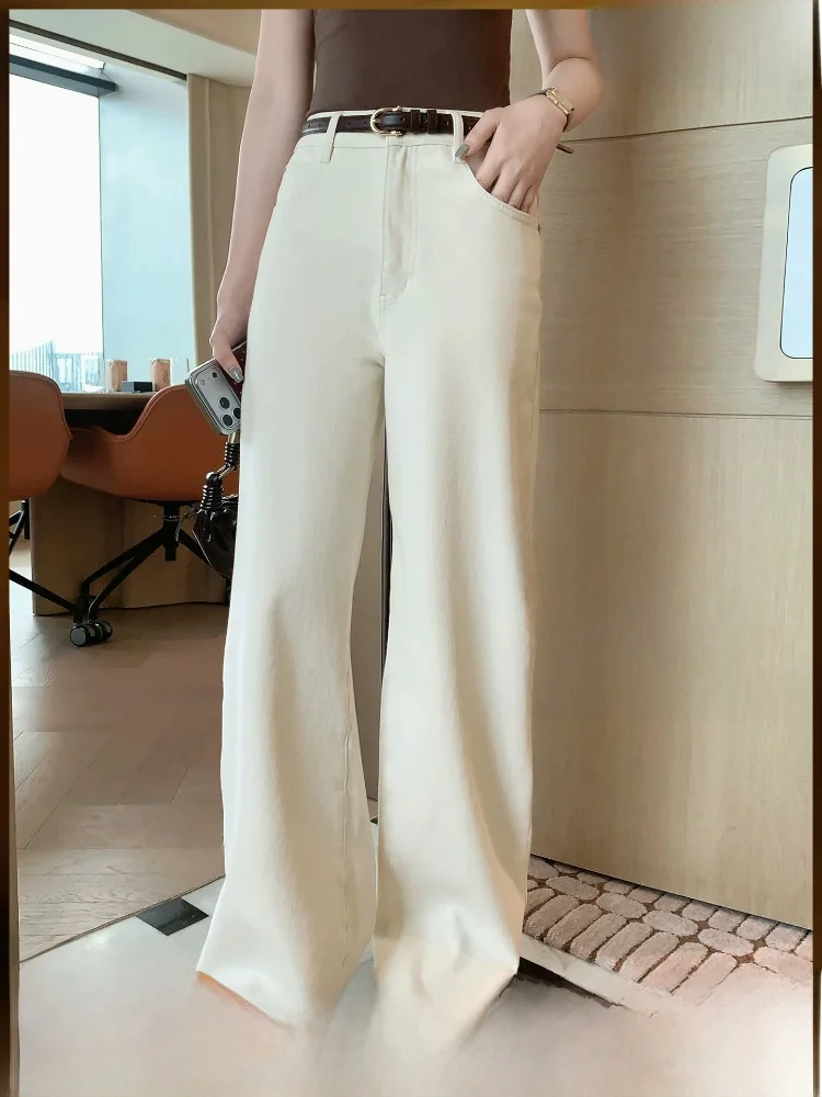 Meiyang Straight Leg Jeans Original Cotton Seed High Waist Zipper Closure Casual Breathable Ladies Jeans Spring Season
Meiyang Straight Leg Jeans Original Cotton Seed High Waist Zipper Closure Casual Breathable Ladies Jeans Spring Season