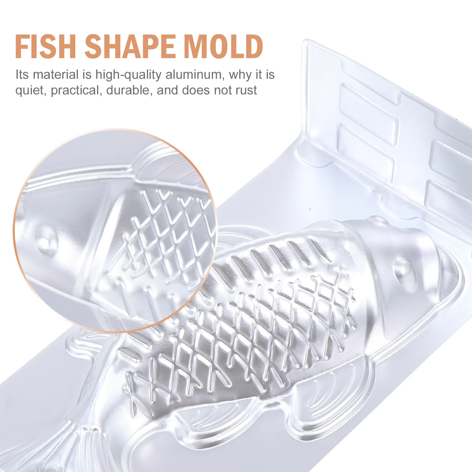 1Pcs Portable Aluminum Carp Rice Cake Mold Dainty and Delicate for Making Cakes Puddings and Jellies Silver Rice Cake Mold
1Pcs Portable Aluminum Carp Rice Cake Mold Dainty and Delicate for Making Cakes Puddings and Jellies Silver Rice Cake Mold