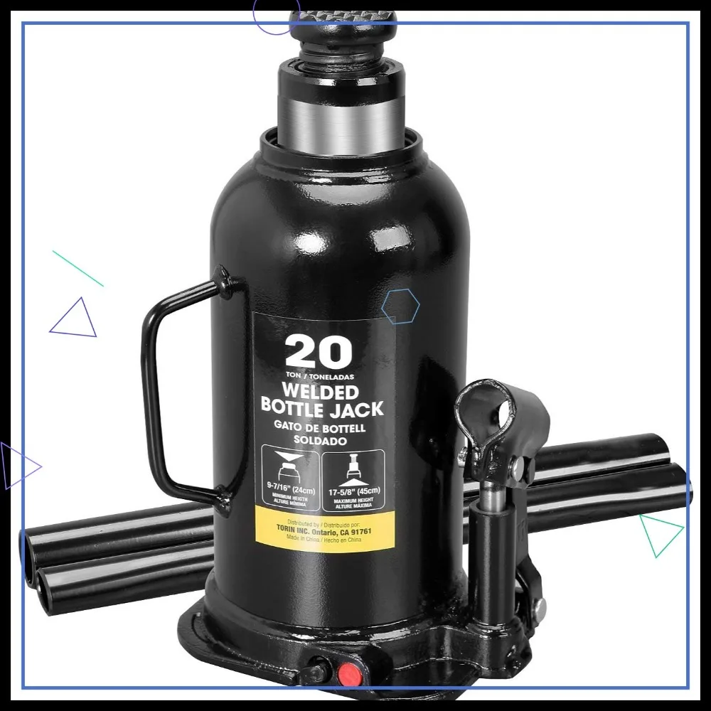 20-тонный гидравлический домкрат для бутылок, емкость 40 000 фунтов, сверхмощный для автомобилей и грузовиков
20-тонный гидравлический домкрат для бутылок, емкость 40 000 фунтов, сверхмощный для автомобилей и грузовиков