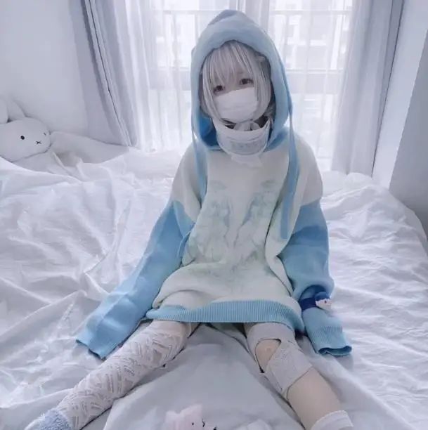 Girls Sweatshirts Subculture Japanese Blue White Autumn Hoodies with Hooded Y2k Winter Women Kawaii Loose Trend Hoodies
Girls Sweatshirts Subculture Japanese Blue White Autumn Hoodies with Hooded Y2k Winter Women Kawaii Loose Trend Hoodies