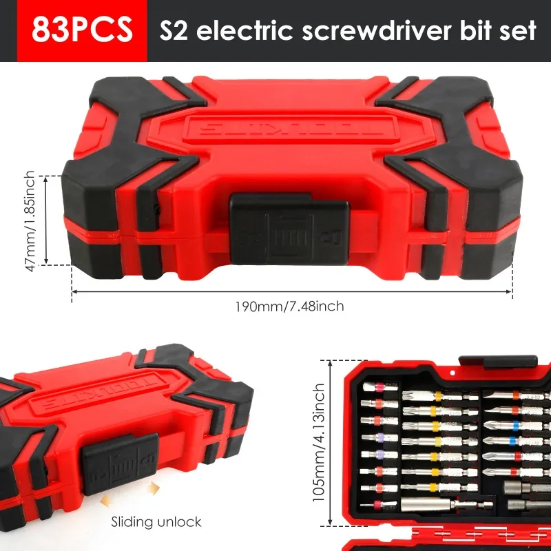 Набор модульных отверток-бит 83 в 1 для точных работ в кейсе: ваш инструмент для ремонта электроники и сборки мебели
Набор модульных отверток-бит 83 в 1 для точных работ в кейсе: ваш инструмент для ремонта электроники и сборки мебели