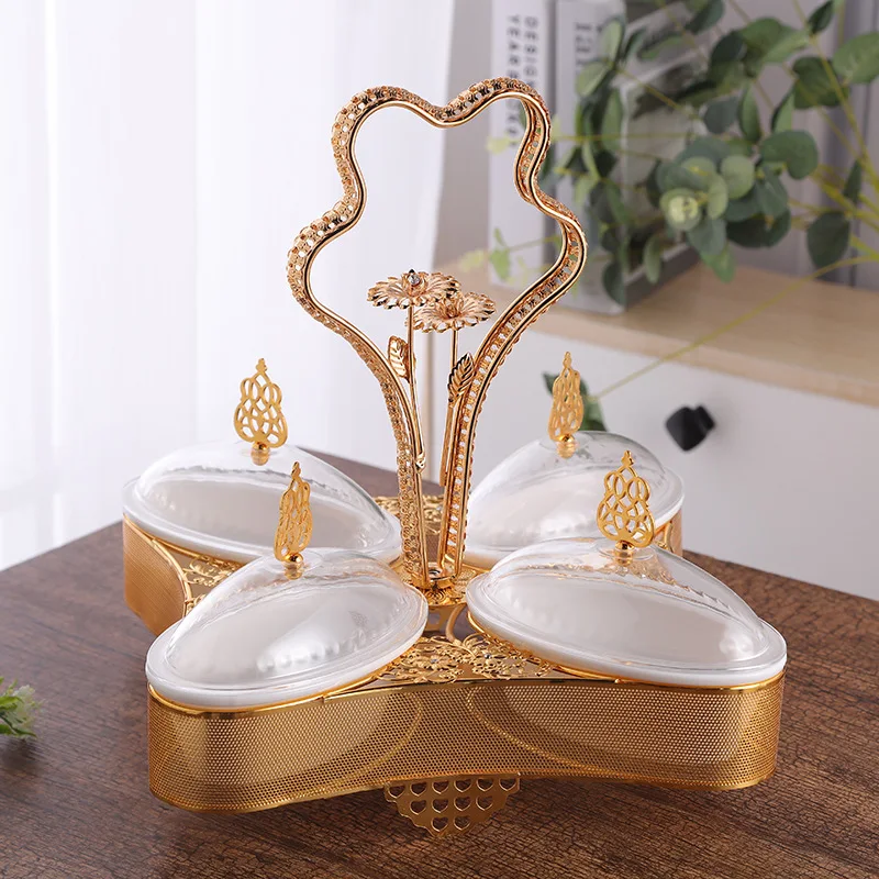 luxury floral decorative divided gold metal dry fruit sancks candy biscuits plates basket tray organizer with lifting handle
luxury floral decorative divided gold metal dry fruit sancks candy biscuits plates basket tray organizer with lifting handle