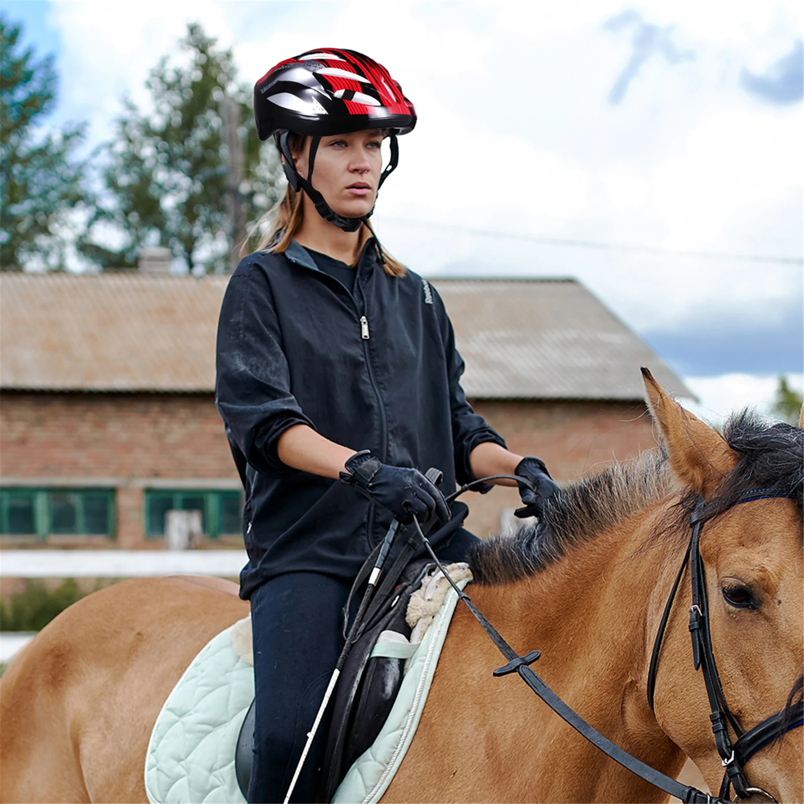 1pc Cycling Bike Riding Outdoor Sports Breathable Protective Head Cover For Skating Balancing Car Riding Supplies 
1pc Cycling Bike Riding Outdoor Sports Breathable Protective Head Cover For Skating Balancing Car Riding Supplies