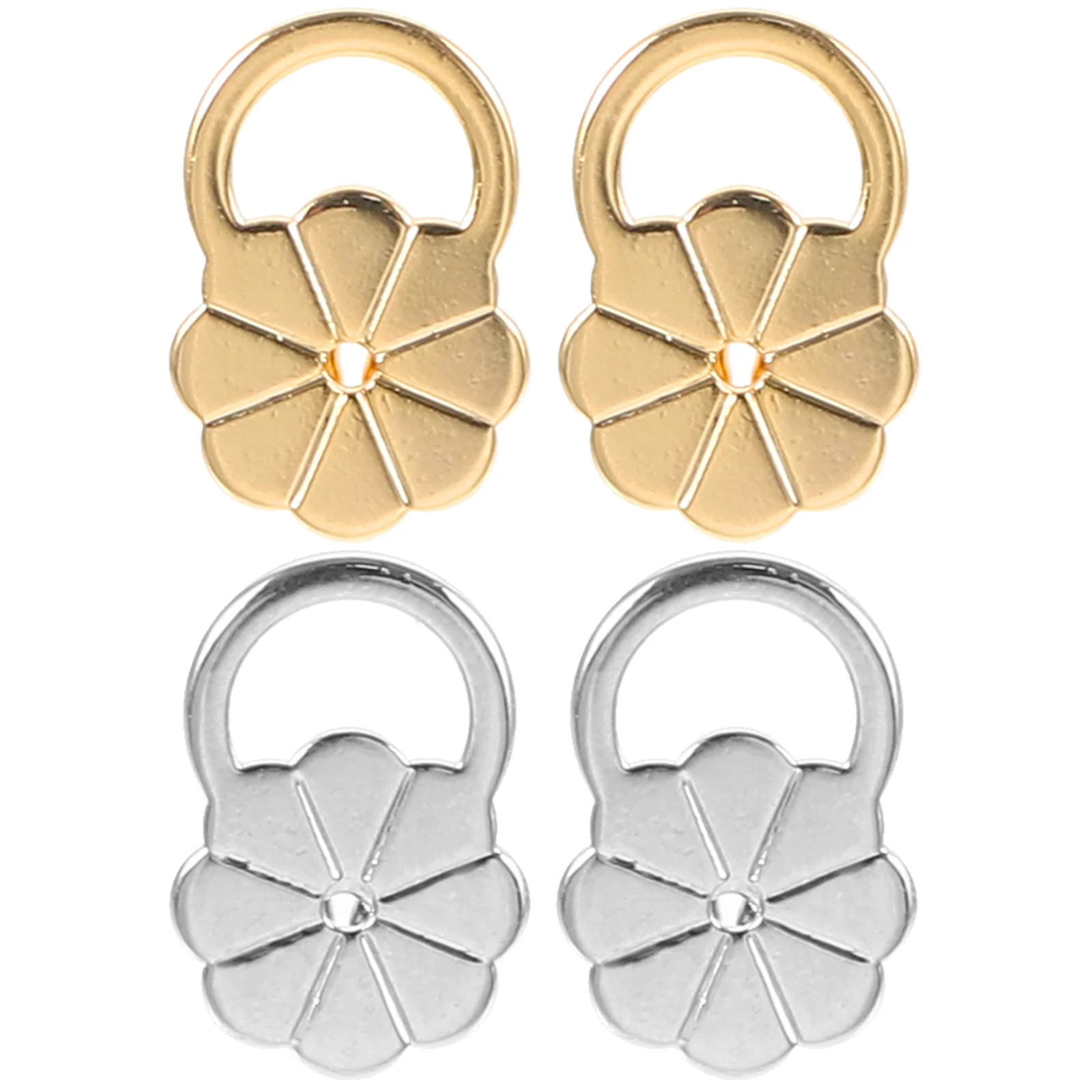 4 Pcs Plum Blossom Ear Plug Earring Backs Backings for Studs Replacements Lifters Gold
4 Pcs Plum Blossom Ear Plug Earring Backs Backings for Studs Replacements Lifters Gold