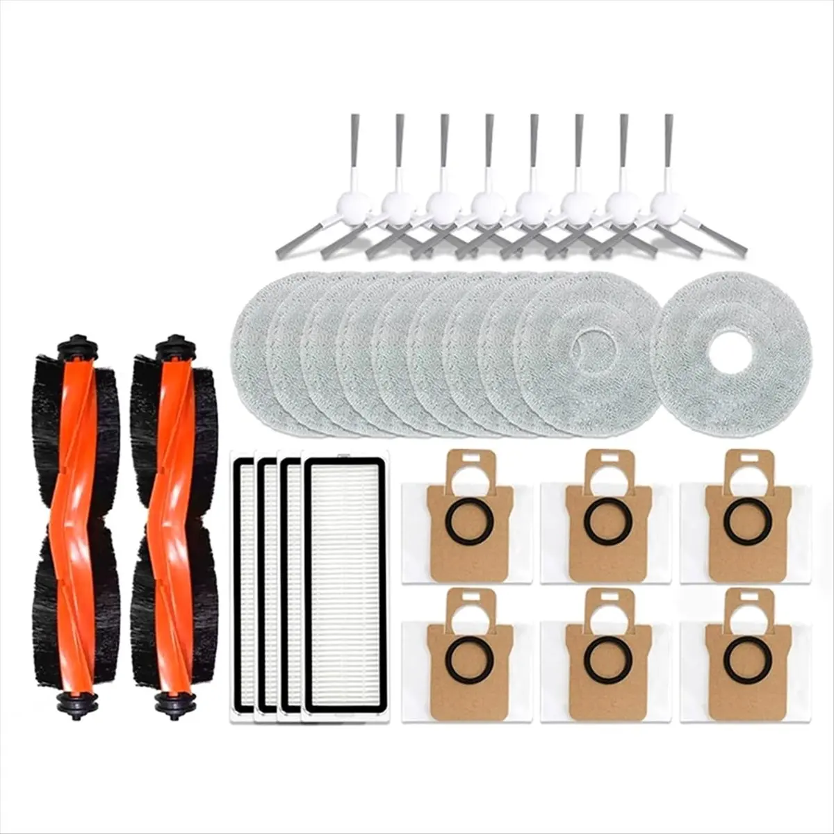 N18R For Robot Vacuum X20+ / X20 Plus Parts Accessories Main Brush Side Brush Hepa Filter Mop Cloth Dust Bag
N18R For Robot Vacuum X20+ / X20 Plus Parts Accessories Main Brush Side Brush Hepa Filter Mop Cloth Dust Bag