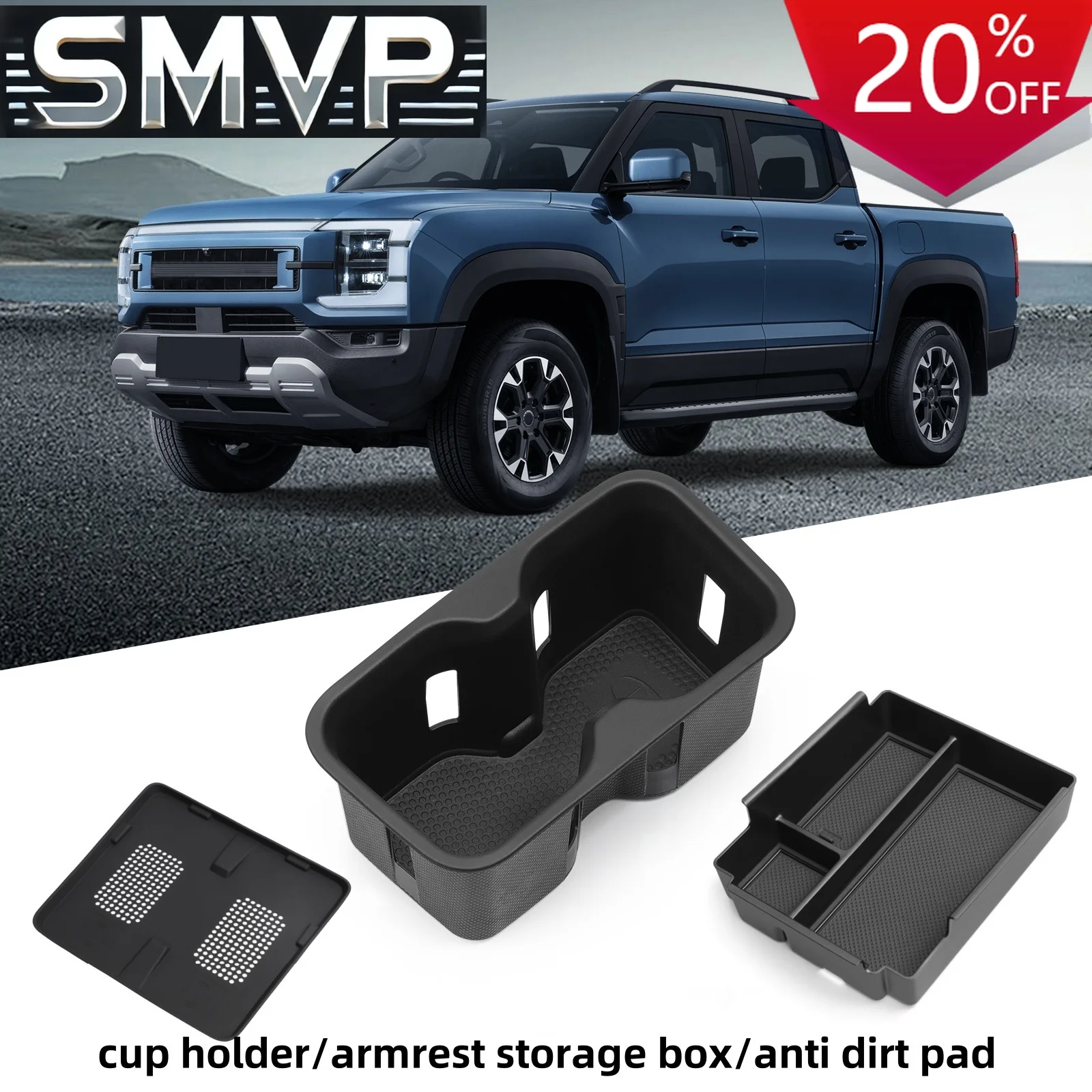 Fit For BYD Shark 2025 2024 Armrest Storage Box/Car Cup Holder/Wireless Charging Anti Dirt Pad Accessories Organizer Black
Fit For BYD Shark 2025 2024 Armrest Storage Box/Car Cup Holder/Wireless Charging Anti Dirt Pad Accessories Organizer Black