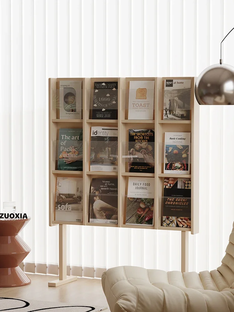 Living Room Bookshelf Floor Mid-Ancient Solid Wood Reading Display Stand Japanese Newspaper Storage Magazine Rack
Living Room Bookshelf Floor Mid-Ancient Solid Wood Reading Display Stand Japanese Newspaper Storage Magazine Rack